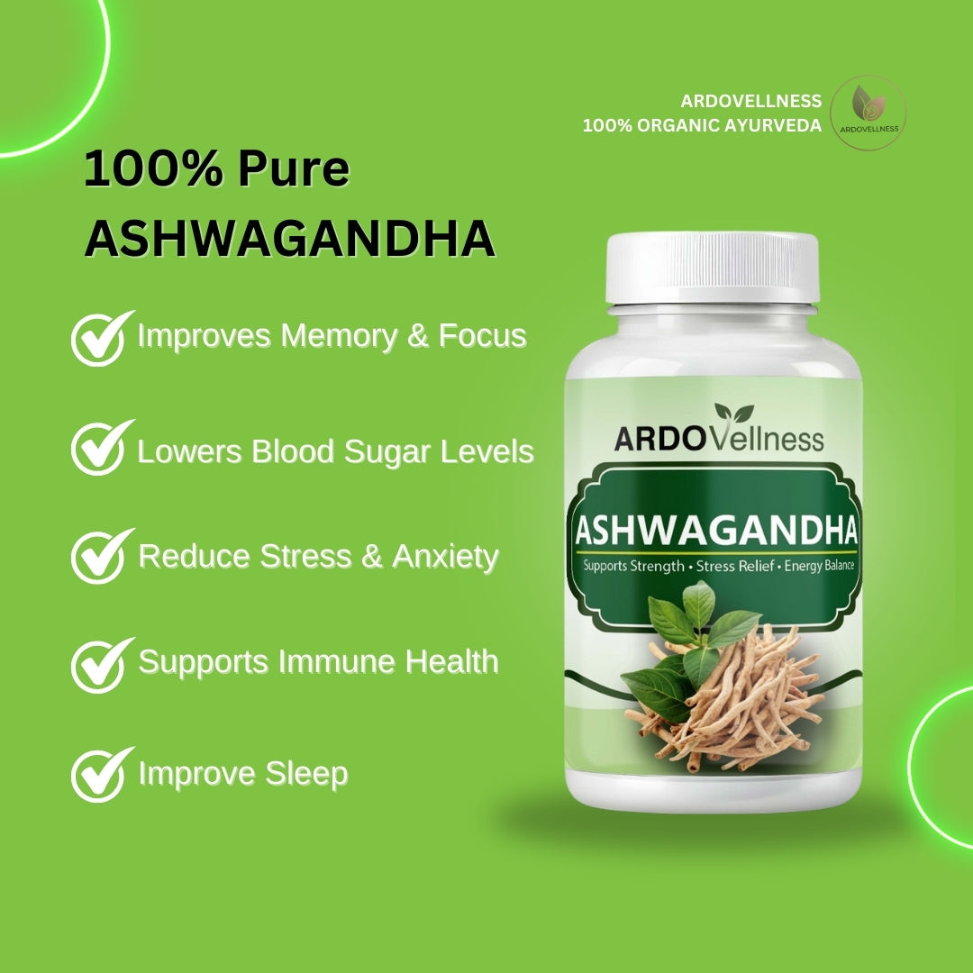Ardovellness Ashwagandha 750mg 60 capsules