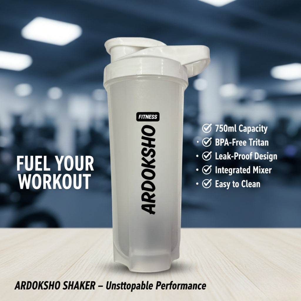 Gym shaker bottle 750ml