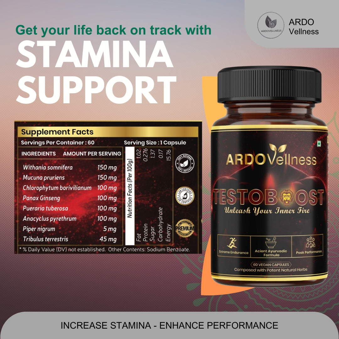 Ardovellness Testoboost 750mg 60 Capsules