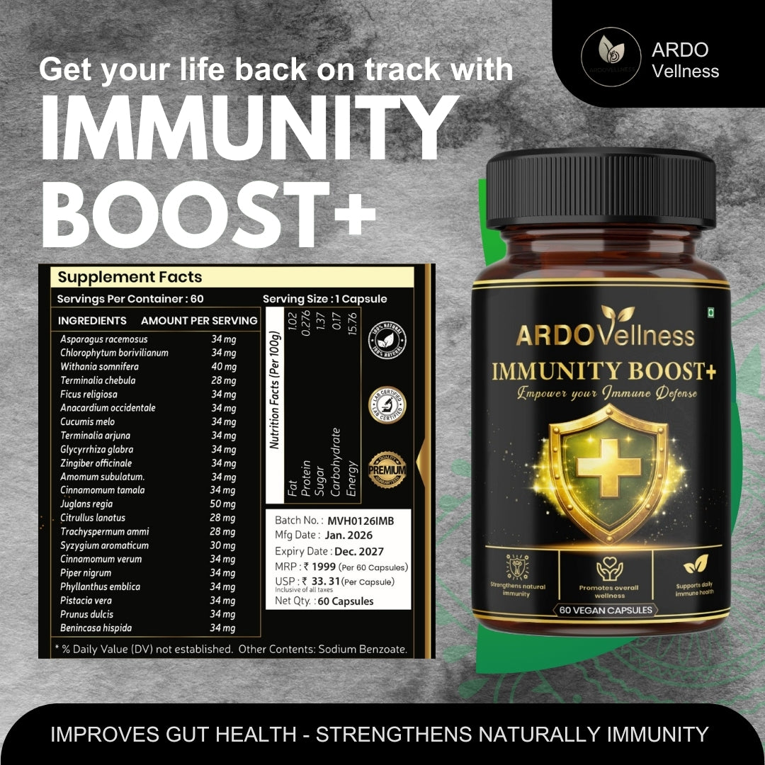Ardovellness Immunity Boost+ 750mg 60 Capsules