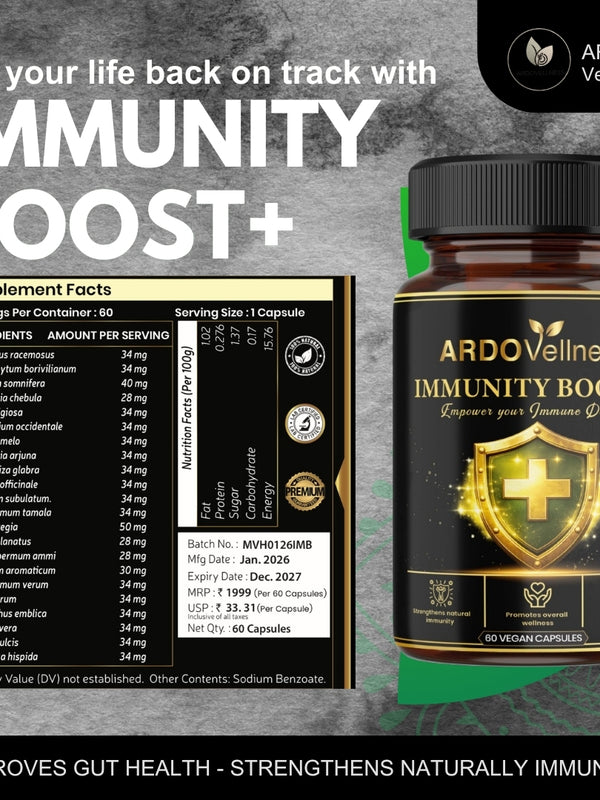 Ardovellness Immunity Boost+ 750mg 60 Capsules