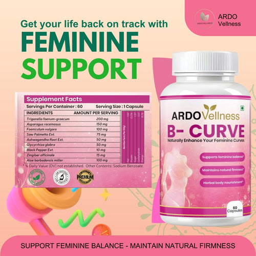 Ardovellness B- Curve 750mg 60 Capsules