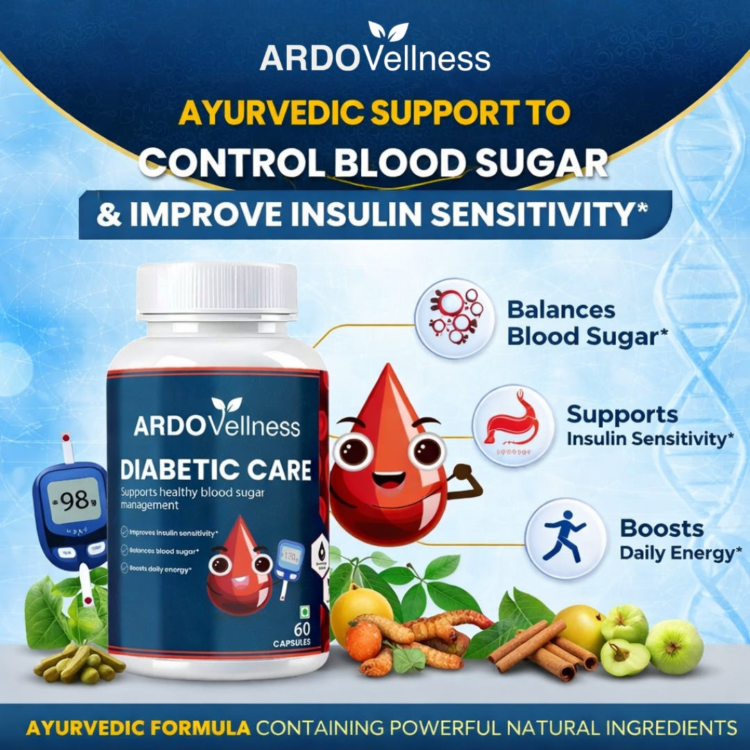 Ardovellness Diabetic Care 750mg 60 Capsules